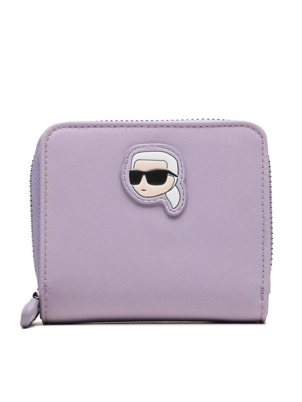 KARL LAGERFELD KARL LAGERFELD Малък дамски портфейл 230W3220 Виолетов
