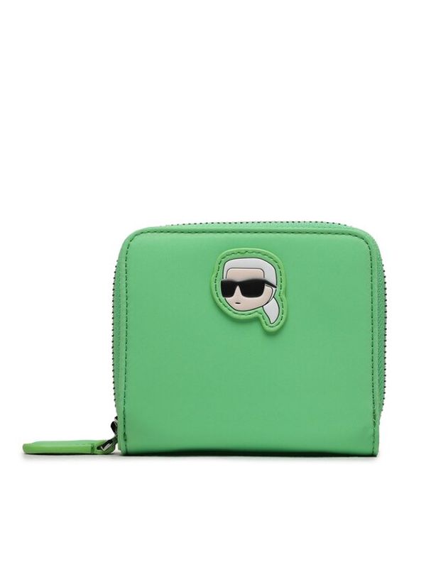 KARL LAGERFELD KARL LAGERFELD Малък дамски портфейл 230W3220 Зелен