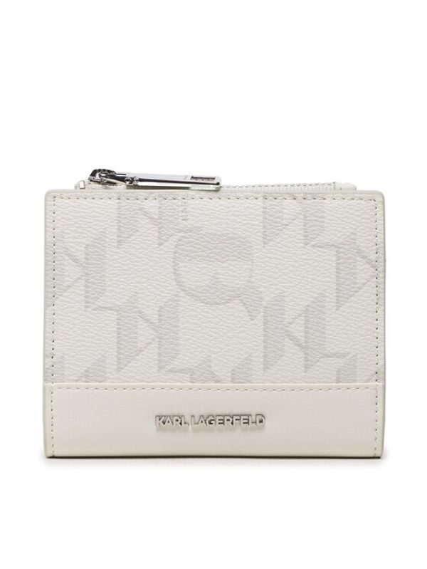 KARL LAGERFELD KARL LAGERFELD Малък дамски портфейл 230W3226 Бял
