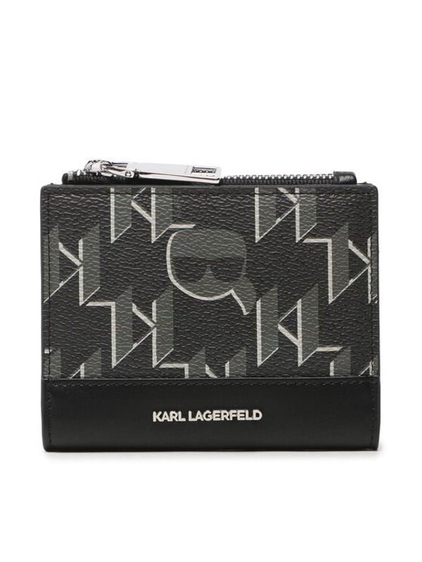 KARL LAGERFELD KARL LAGERFELD Малък дамски портфейл 230W3226 Черен