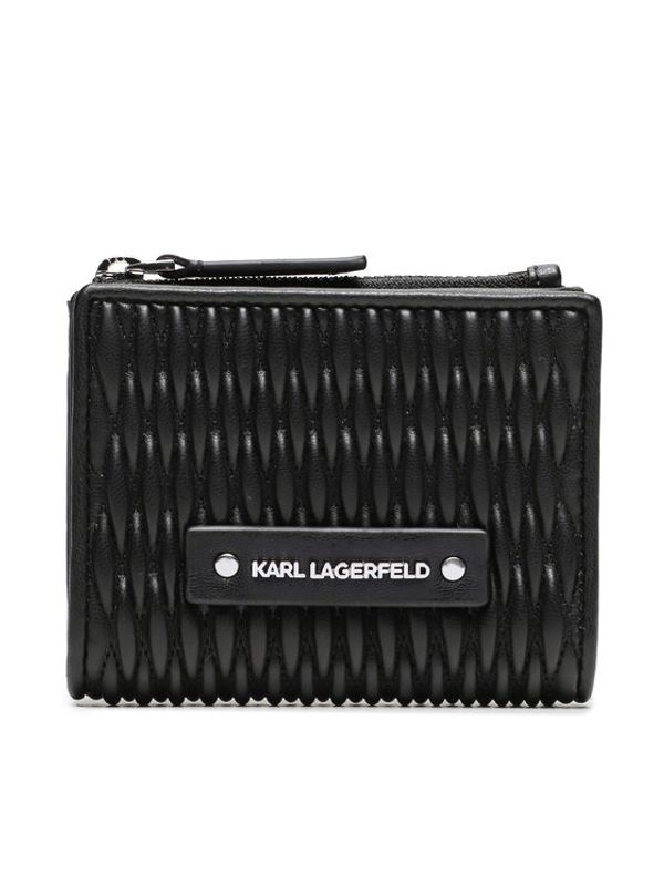 KARL LAGERFELD KARL LAGERFELD Малък дамски портфейл 230W3236 Черен