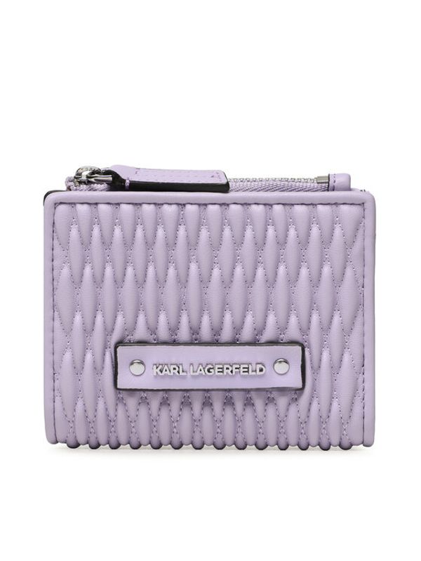 KARL LAGERFELD KARL LAGERFELD Малък дамски портфейл 230W3236 Виолетов
