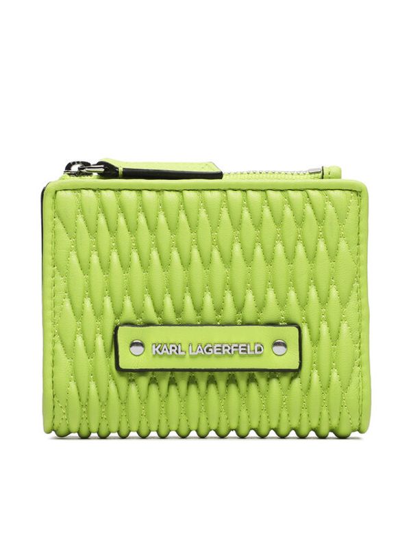 KARL LAGERFELD KARL LAGERFELD Малък дамски портфейл 230W3236 Зелен
