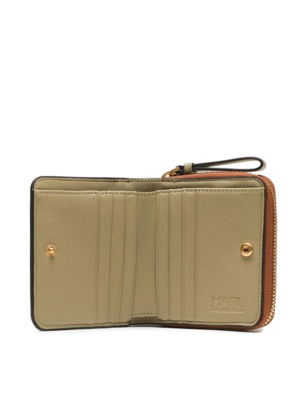 KARL LAGERFELD KARL LAGERFELD Малък дамски портфейл 231W3219 Кафяв