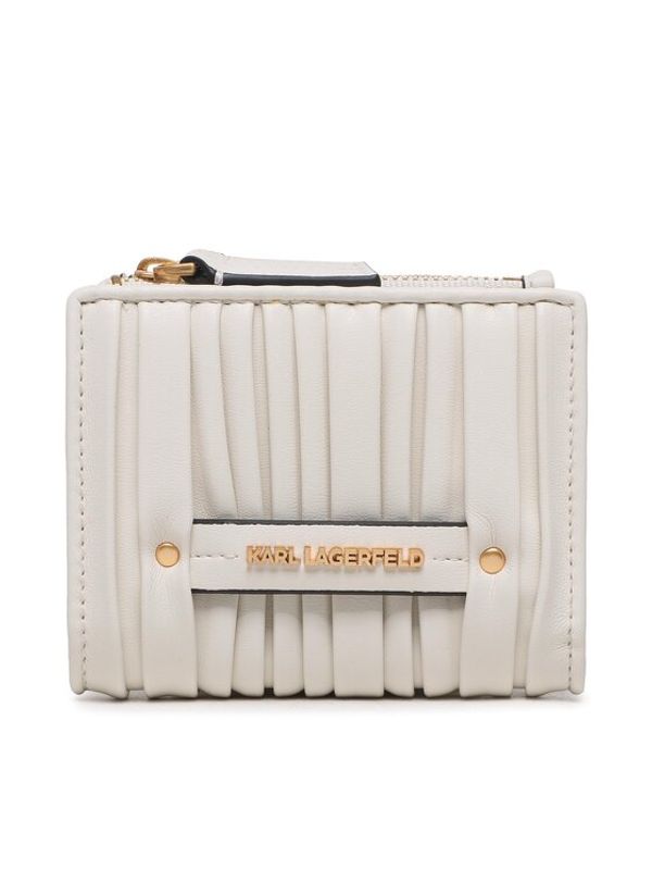 KARL LAGERFELD KARL LAGERFELD Малък дамски портфейл 231W3221 Бежов