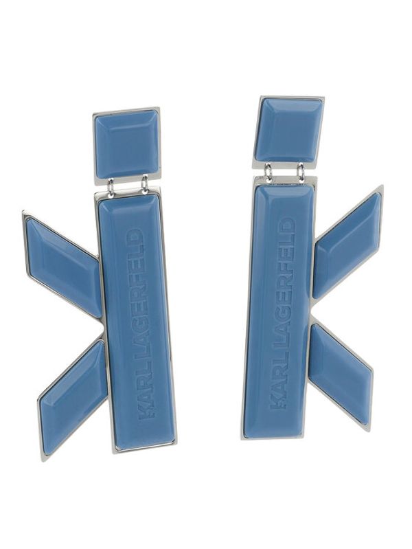KARL LAGERFELD KARL LAGERFELD Обеци с клипс 221W3931 Син