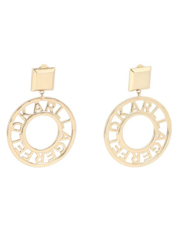 KARL LAGERFELD KARL LAGERFELD Обеци с клипс 230W3903 Златист