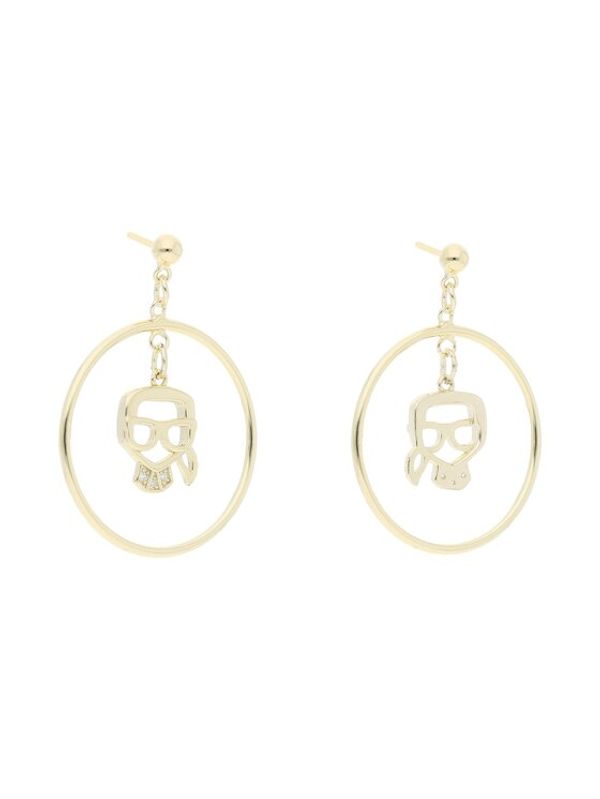 KARL LAGERFELD KARL LAGERFELD Обици 226W3938 Златист