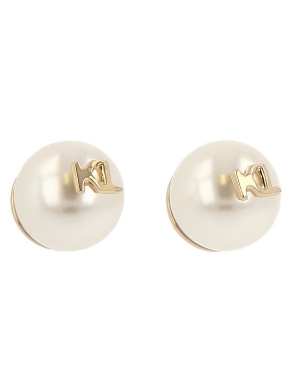 KARL LAGERFELD KARL LAGERFELD Обици 230W3910 Бял