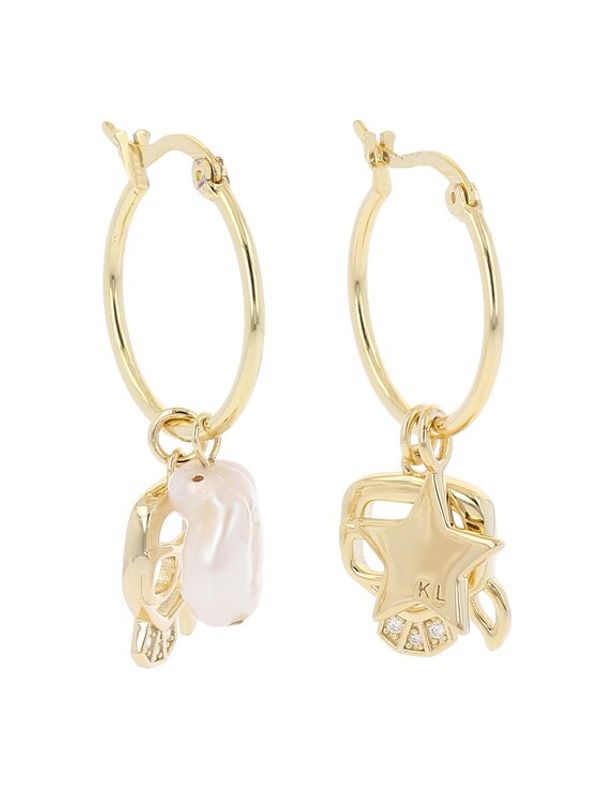 KARL LAGERFELD KARL LAGERFELD Обици 231W3930 Златист