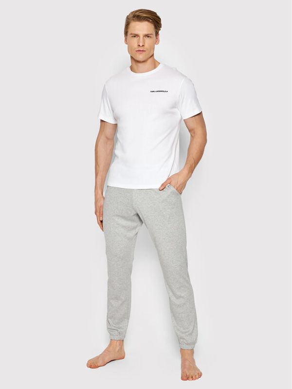 KARL LAGERFELD KARL LAGERFELD Пижама 220M2181 Бял Regular Fit