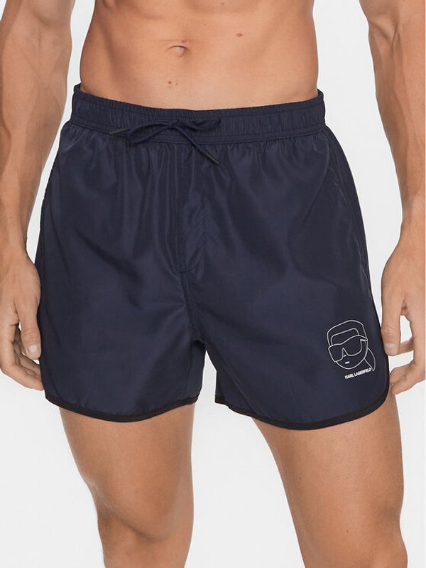 KARL LAGERFELD KARL LAGERFELD Плувни шорти 230M2213 Тъмносин Regular Fit