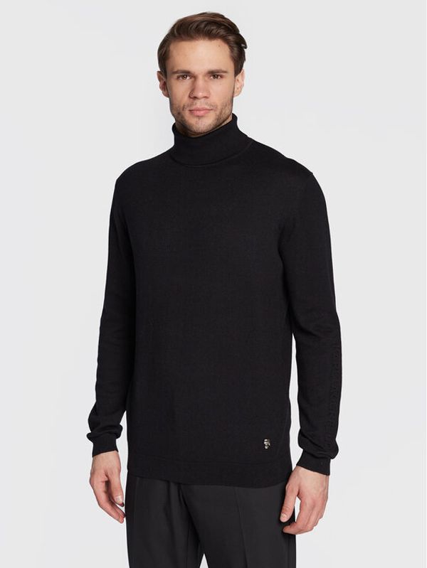 KARL LAGERFELD KARL LAGERFELD Поло 655037 524305 Черен Regular Fit