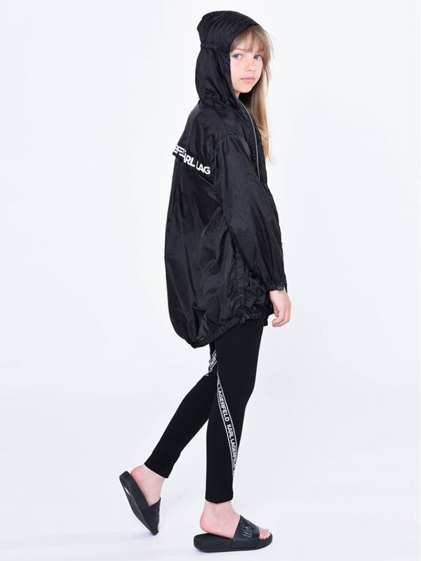 KARL LAGERFELD KARL LAGERFELD Преходно яке Z16145 D Черен Regular Fit