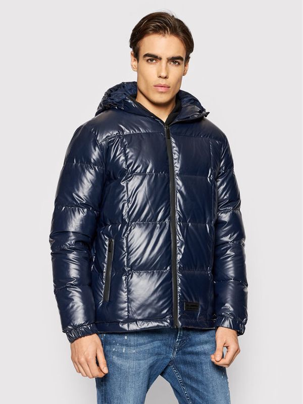 KARL LAGERFELD KARL LAGERFELD Пухено яке 505005 512505 Тъмносин Regular Fit