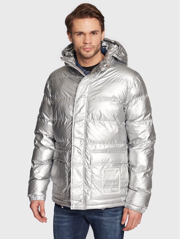 KARL LAGERFELD KARL LAGERFELD Пухено яке 505005 524515 Сребрист Regular Fit