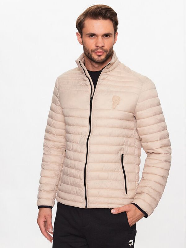 KARL LAGERFELD KARL LAGERFELD Пухено яке 505400 533591 Бежов Regular Fit