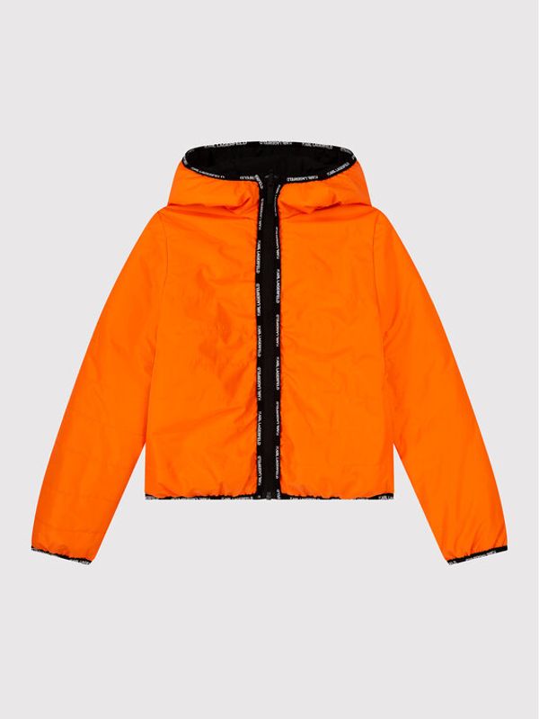 KARL LAGERFELD KARL LAGERFELD Пухено яке Z26093 M Цветен Regular Fit