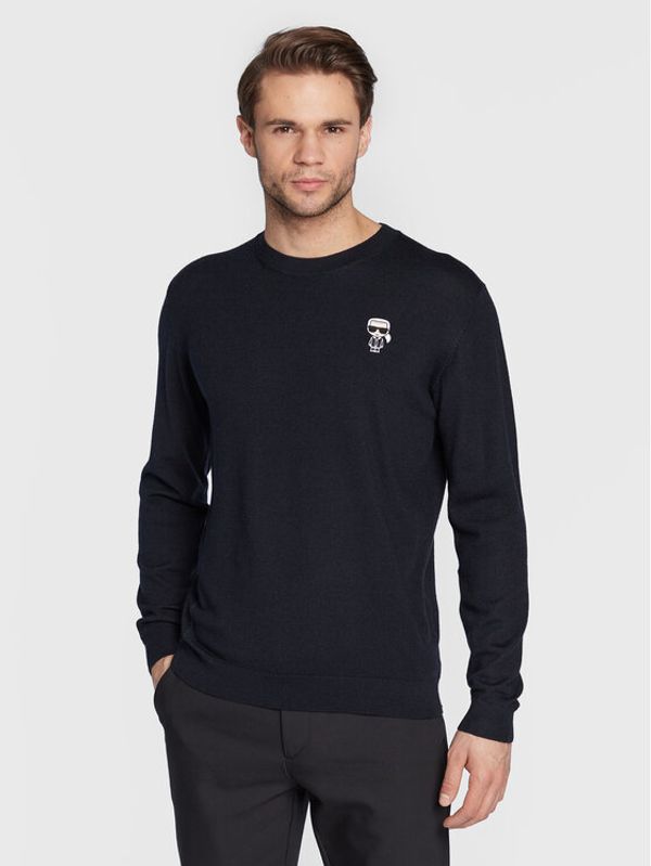 KARL LAGERFELD KARL LAGERFELD Пуловер 655013 524399 Тъмносин Regular Fit