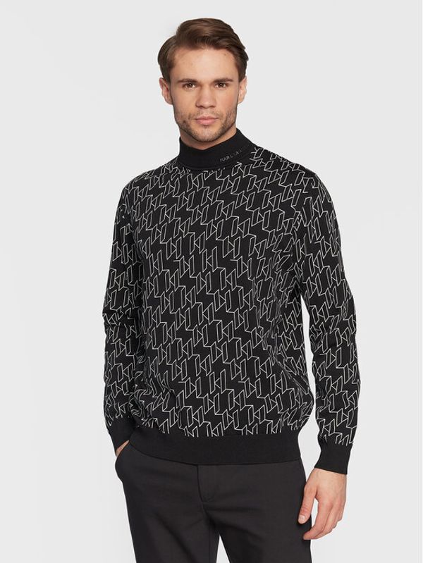 KARL LAGERFELD KARL LAGERFELD Пуловер Knit 655011 524304 Черен Regular Fit