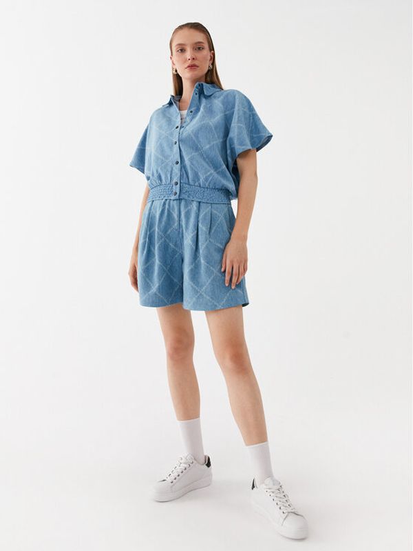 KARL LAGERFELD KARL LAGERFELD Риза 231W1614 Син Regular Fit