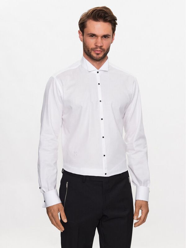KARL LAGERFELD KARL LAGERFELD Риза 605006 532624 Бял Modern Fit
