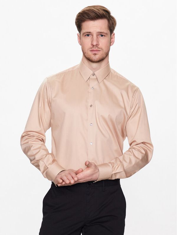 KARL LAGERFELD KARL LAGERFELD Риза 605100 532625 Бежов Regular Fit