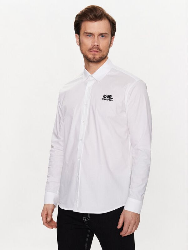 KARL LAGERFELD KARL LAGERFELD Риза 605980 531600 Бял Regular Fit