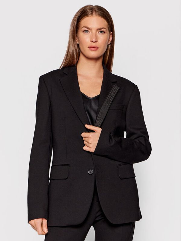 KARL LAGERFELD KARL LAGERFELD Сако Punto 211W1420 Черен Regular Fit