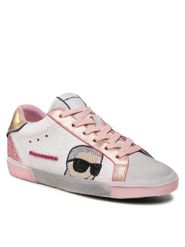 KARL LAGERFELD KARL LAGERFELD Сникърси KL60136G Бял
