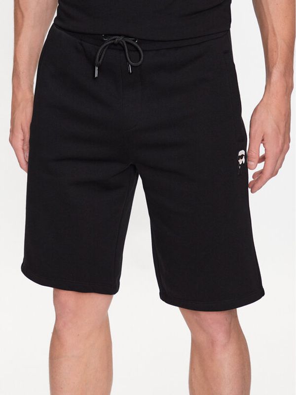 KARL LAGERFELD KARL LAGERFELD Спортни шорти 705046 532900 Черен Regular Fit