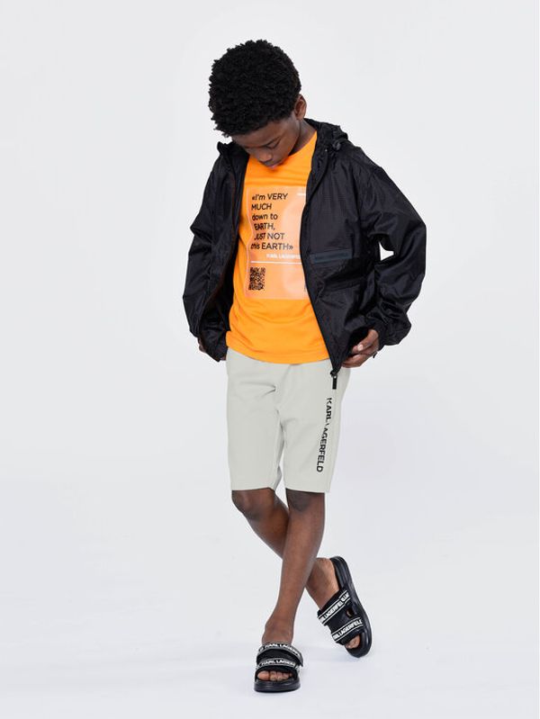 KARL LAGERFELD KARL LAGERFELD Спортни шорти Z24159 S Бежов Regular Fit