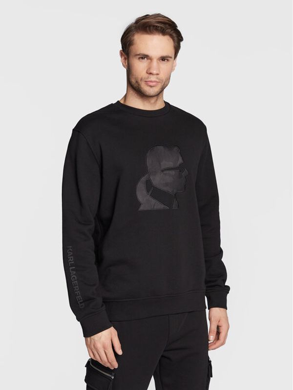 KARL LAGERFELD KARL LAGERFELD Суитшърт 705002 524910 Черен Regular Fit