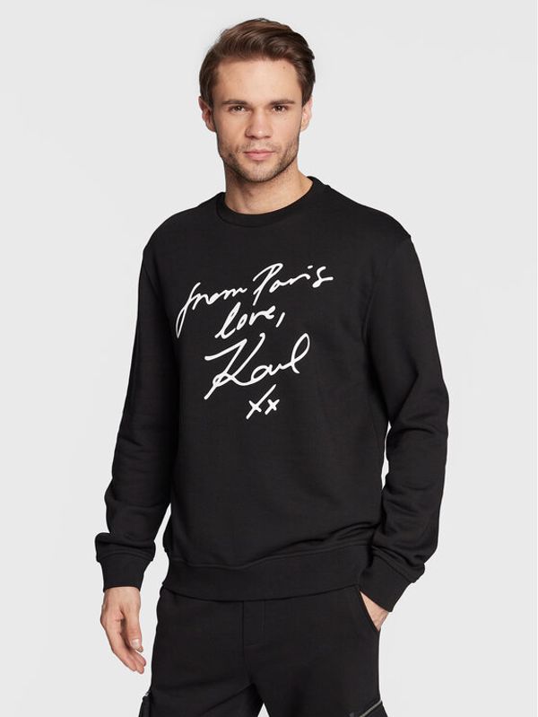 KARL LAGERFELD KARL LAGERFELD Суитшърт 705025 524910 Черен Regular Fit