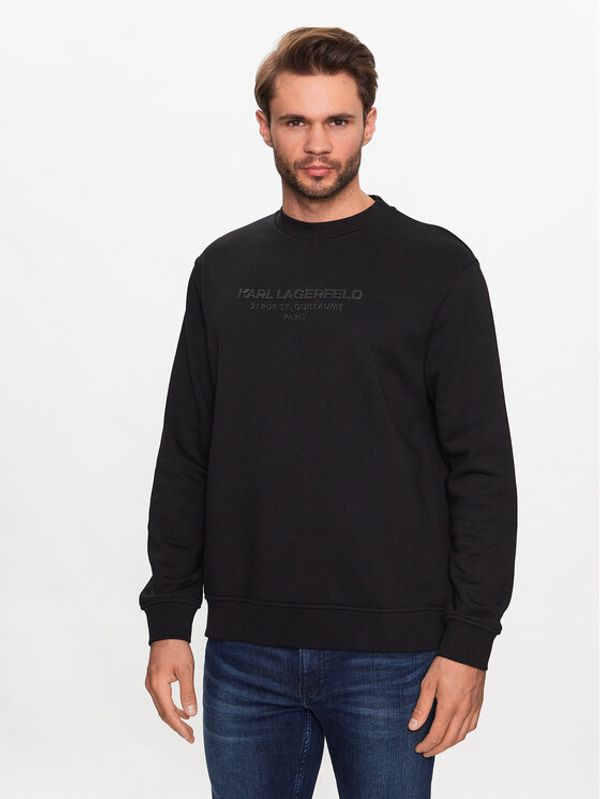 KARL LAGERFELD KARL LAGERFELD Суитшърт 705034 532900 Черен Regular Fit