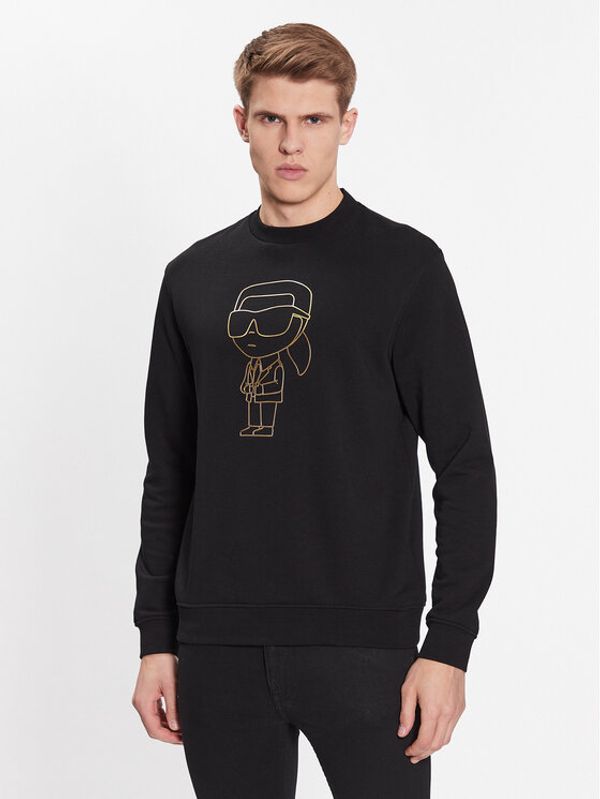 KARL LAGERFELD KARL LAGERFELD Суитшърт 705041 532900 Черен Regular Fit