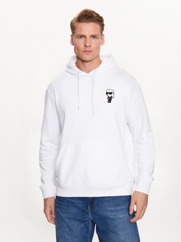 KARL LAGERFELD KARL LAGERFELD Суитшърт 705043 532900 Бял Regular Fit
