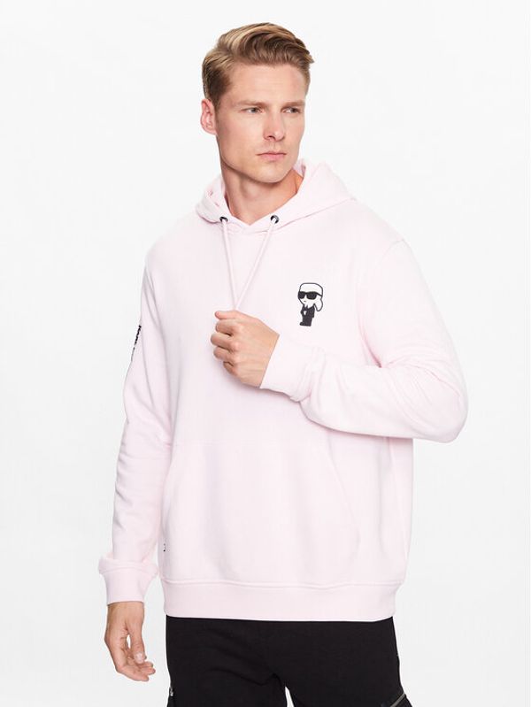 KARL LAGERFELD KARL LAGERFELD Суитшърт 705043 532900 Розов Regular Fit