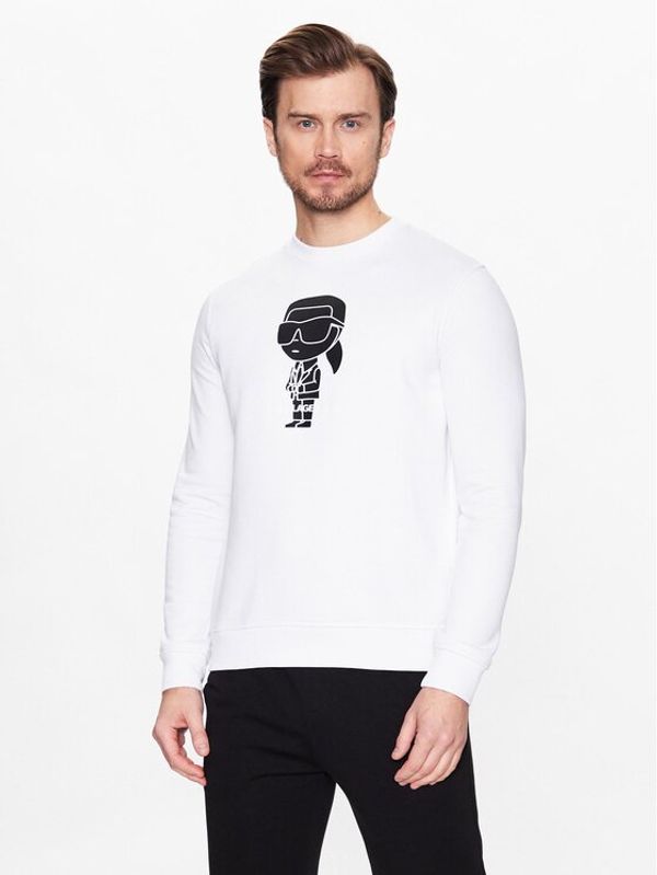 KARL LAGERFELD KARL LAGERFELD Суитшърт 705089 531900 Бял Regular Fit