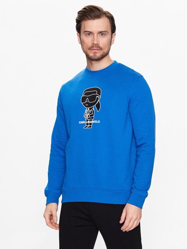 KARL LAGERFELD KARL LAGERFELD Суитшърт 705089 531900 Син Regular Fit