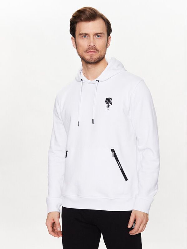 KARL LAGERFELD KARL LAGERFELD Суитшърт 705090 531900 Бял Regular Fit