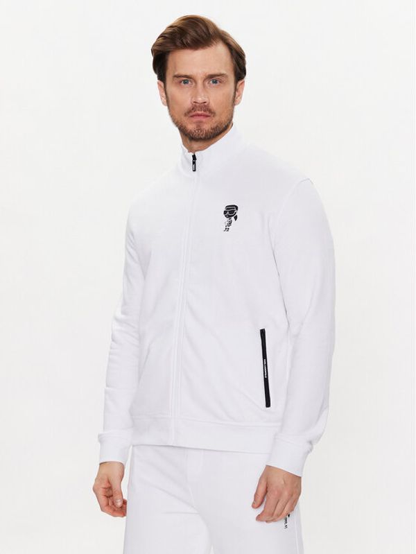 KARL LAGERFELD KARL LAGERFELD Суитшърт 705091 531900 Бял Regular Fit