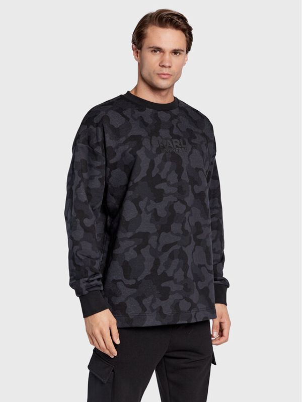 KARL LAGERFELD KARL LAGERFELD Суитшърт 705201 524910 Черен Regular Fit