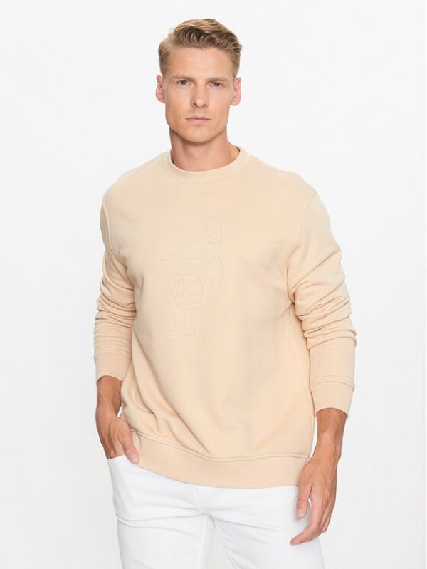 KARL LAGERFELD KARL LAGERFELD Суитшърт 705401 533910 Бежов Regular Fit