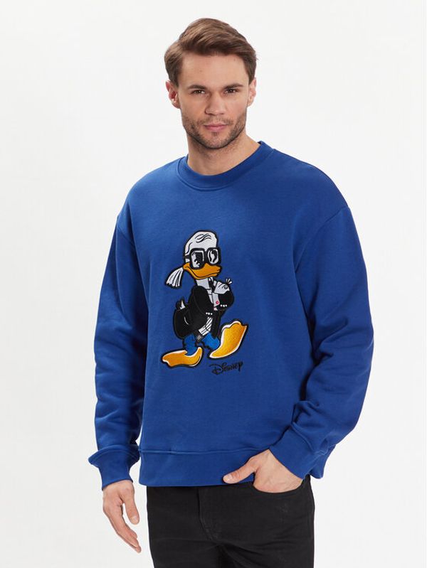 KARL LAGERFELD KARL LAGERFELD Суитшърт DISNEY Big Logo 705096 532930 Тъмносин Regular Fit