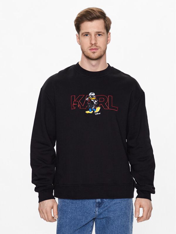 KARL LAGERFELD KARL LAGERFELD Суитшърт DISNEY Logo 705098 532930 Черен Regular Fit