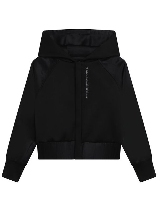 KARL LAGERFELD KARL LAGERFELD Суитшърт Z15409 S Черен Regular Fit