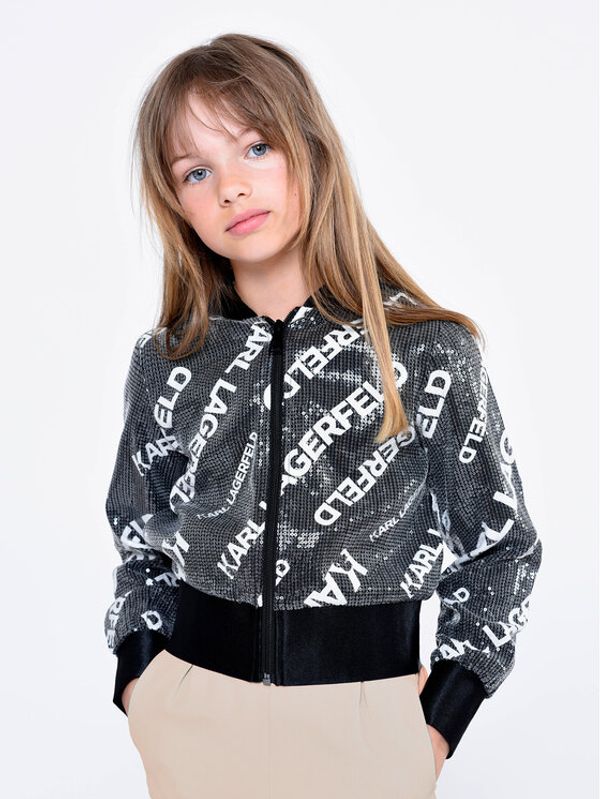 KARL LAGERFELD KARL LAGERFELD Суитшърт Z16148 D Черен Regular Fit