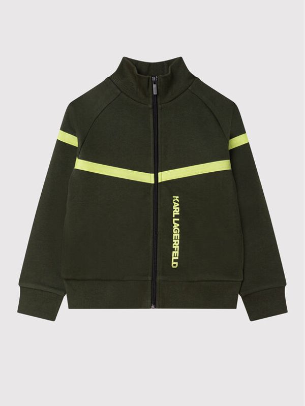 KARL LAGERFELD KARL LAGERFELD Суитшърт Z25381 D Зелен Regular Fit