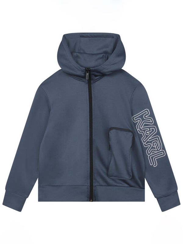 KARL LAGERFELD KARL LAGERFELD Суитшърт Z25407 D Син Regular Fit